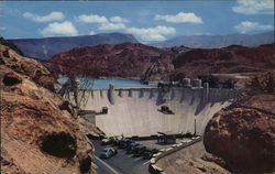 Hoover Dam and Lake Mead Large Format Postcard