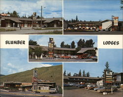 Slumber Lodges British Columbia Canada Postcard Large Format Postcard Large Format Postcard