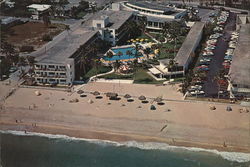 Beach Club Motor Inn Fort Lauderdale, FL Postcard Large Format Postcard Large Format Postcard