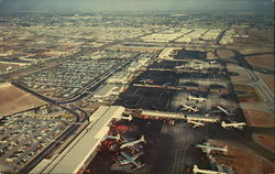 Los Angeles International Airport California Postcard Large Format Postcard Large Format Postcard