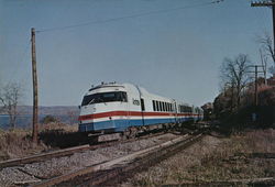 Amtrak Turboliner Railroad (Scenic) Postcard Large Format Postcard Large Format Postcard