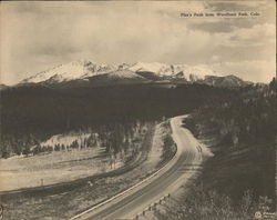 Pike's Peak from Woodland Park Colorado Postcard Large Format Postcard Large Format Postcard