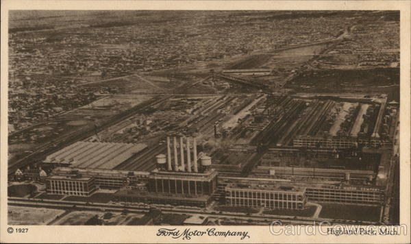Ford Motor Company Highland Park Michigan