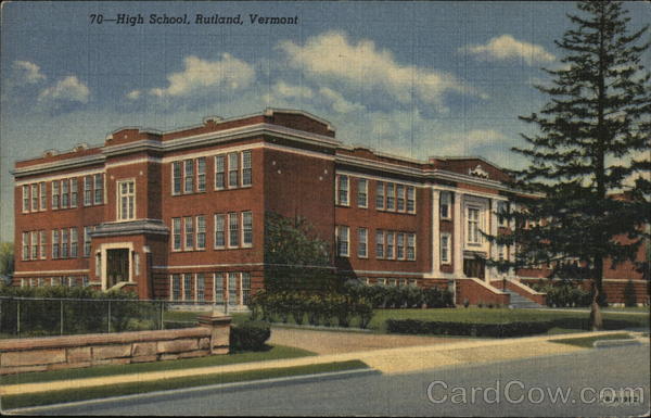 High School Rutland Vermont