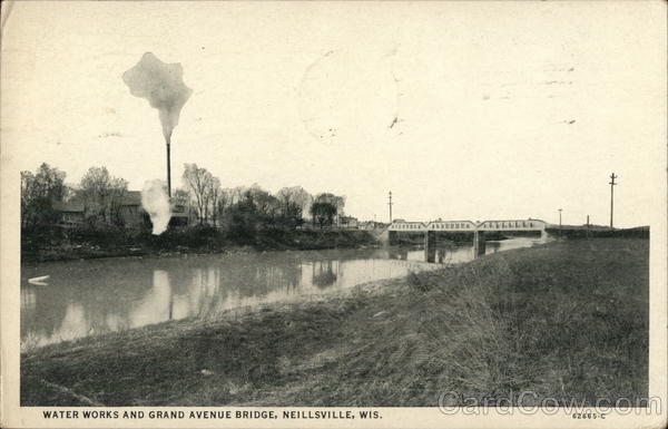 Water Works and Grand Avenue Bridge Neillsville Wisconsin