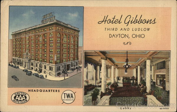 Hotel Gibbons Dayton Ohio