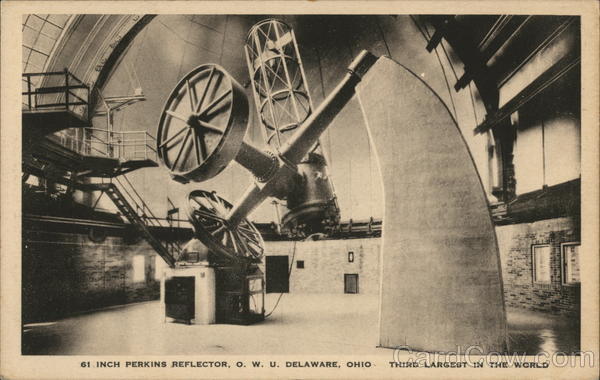 61 Inch Perkins Reflector, O.W.U. Delaware Ohio