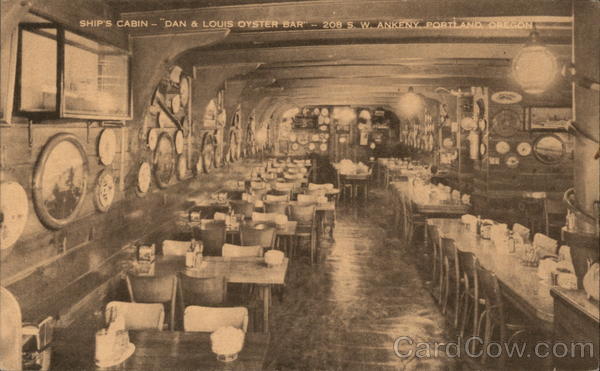 Dan & Louis Oyster Bar - Ship's Cabin Portland Oregon