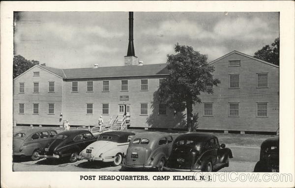 Post Headquarters Camp Kilmer New Jersey