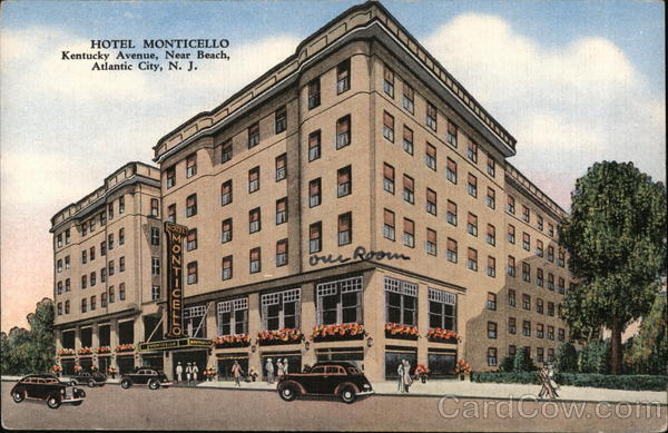 Hotel Monticello Atlantic City New Jersey