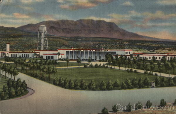 Carrie Tingley Hospital and Caballo Mountains Hot Springs New Mexico