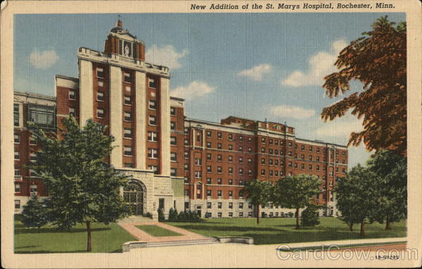 New Additrion of the St. Mary's Hospital Rochester Minnesota