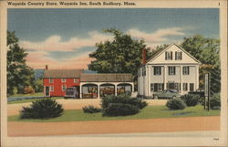 Wayside Country Store, Wayside Inn Postcard