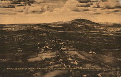 Airplane View of Mount Wachuesett Postcard