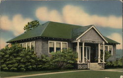 Memorial LIbrary Ocean Park, ME Postcard Postcard Postcard