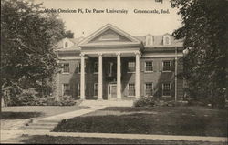 De Pauw University - Alpha Omricon Pi Building Postcard
