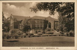 Gymnasium, De Pauw University Postcard