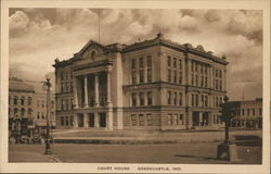 Court House Greencastle, IN Postcard Postcard Postcard