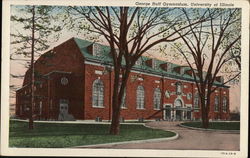 George Huff Gymnasium, University of Illinois Postcard