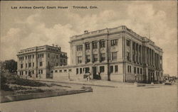 Las Animas County Court House Postcard