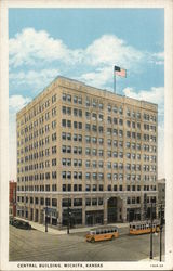 Central Building Postcard