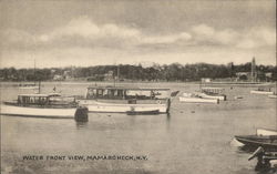 Water Front View Mamaroneck, NY Postcard Postcard Postcard