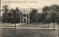 Hegeman Hall, Stony Brook Assembly and School Postcard