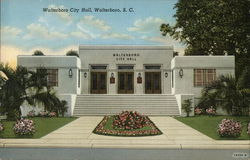 Walterboro City Hall Postcard