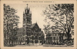 Church of the Precious Blood Woonsocket, RI Postcard Postcard Postcard