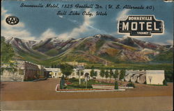 Bonneville Motel Salt Lake City, UT Postcard Postcard Postcard