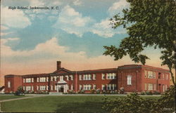 High School Jacksonville, NC Postcard Postcard Postcard