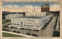 Panoramic View of General Accounting Office. Postal Accounts Division (Formerly Arcade Building) Panoramic View of General Accounting Office. Postal Accounts Division (Formerly Arcade Building)