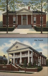 Carnegie Public Libary, Elks Temple Salem, OH Postcard Postcard Postcard