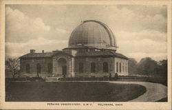 Perkins Observatory, O.W.U. Postcard