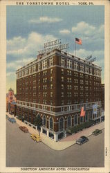 The Yorktown Hotel Pennsylvania Postcard Postcard Postcard