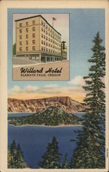 Willard Hotel Klamath Falls, OR Postcard Postcard Postcard