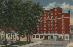 Hotel Emery and Music Stand, Public Square Postcard