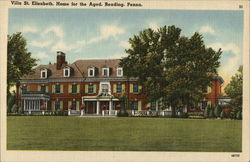 Villa St. Elizabeth, Home for the Aged Postcard