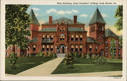 State Teachers College - Main Building Postcard