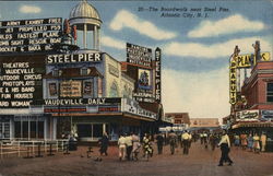 The Boardwalk near Steel Pier The Boardwalk near Steel Pier