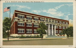 Roosevelt Junior High School New Brunswick, NJ Postcard Postcard Postcard