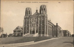 St. Joseph's Church Haverhill, MA Postcard Postcard Postcard