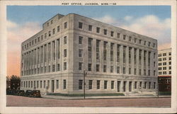 Post Office Jackson, MS Postcard Postcard Postcard