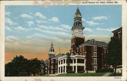 State School for Deaf Postcard