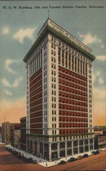 W.O.W. Building 14th and Farnam Streets Postcard