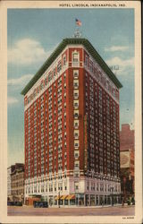 Hotel Lincoln Indianapolis, IN Postcard Postcard Postcard