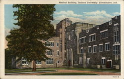 Medical Building, Indiana University Postcard