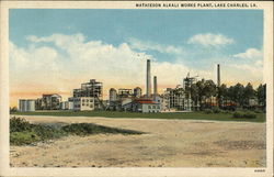 Mathieson Alkali Works Plant Lake Charles, LA Postcard Postcard Postcard