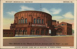 Moody Memorial Church Postcard