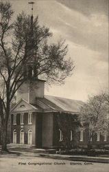 First Congregational Church Sharon, CT Postcard Postcard Postcard